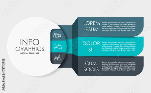 Infographic design template with place for your data. Vector illustration.