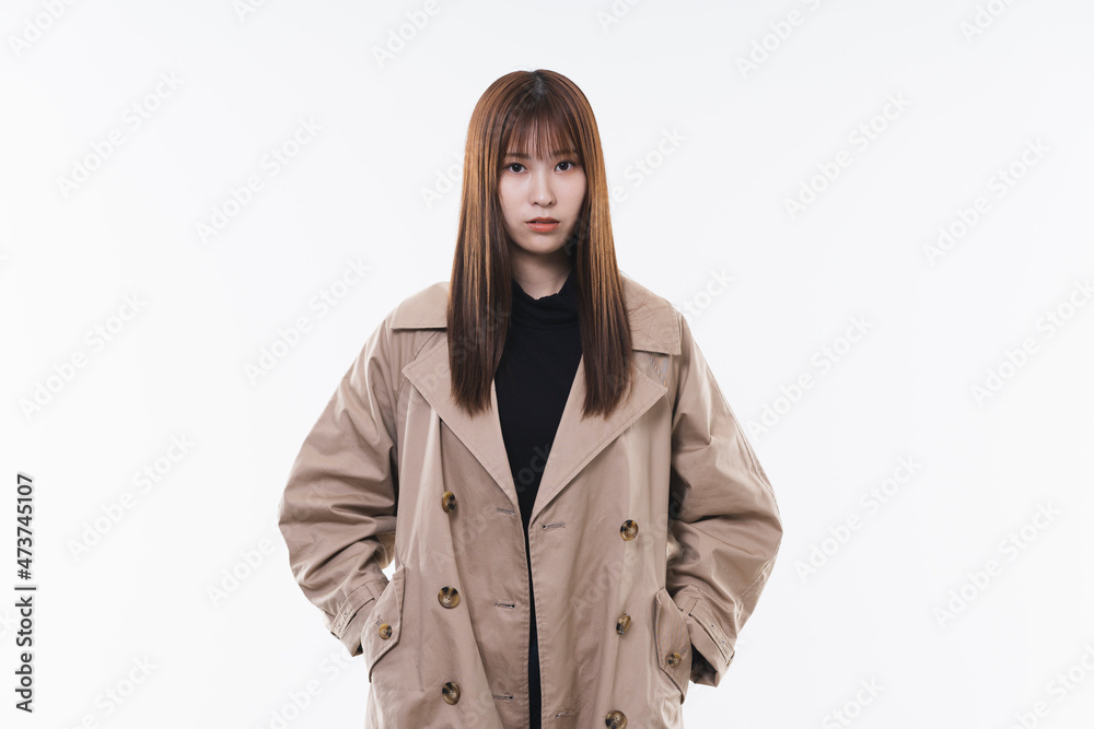 冬ファッションの女性 冬ファッションの女性