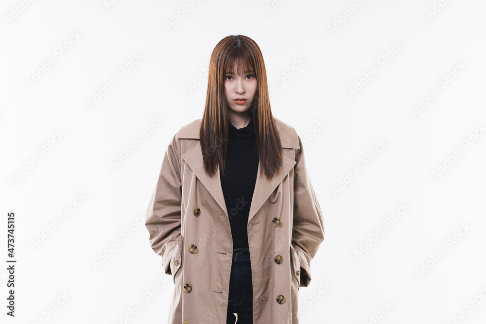 冬ファッションの女性 冬ファッションの女性