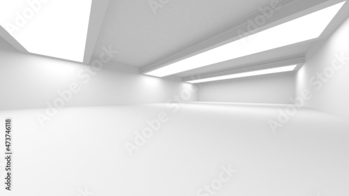 Wallpaper Mural White Modern Background. Abstract Building Concept Torontodigital.ca