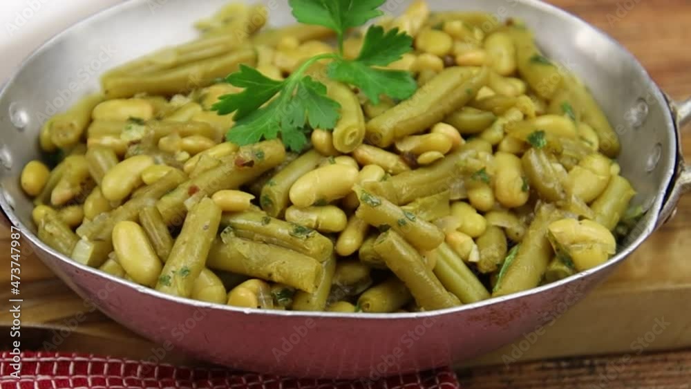 haricots verts à la poêle haricots verts à la poêle