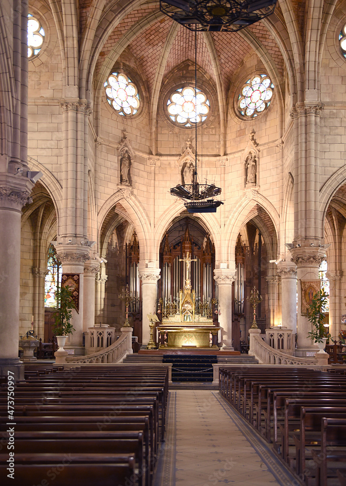 Fototapeta premium Eglise Ste Eugénie Biarritz France