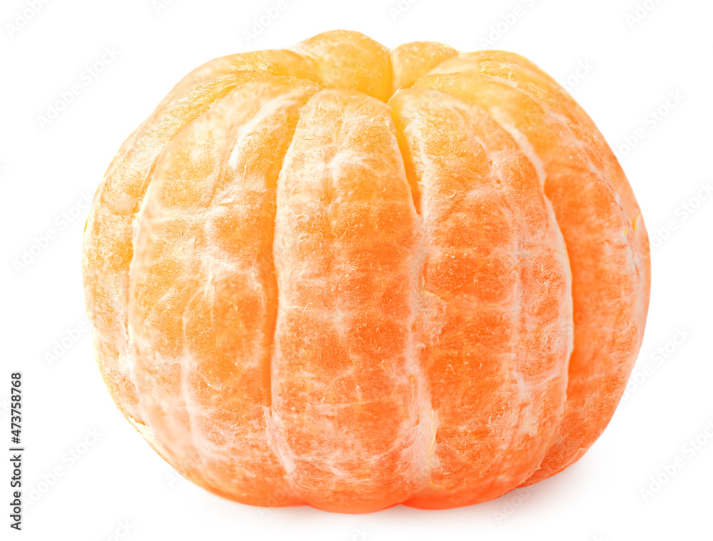 Mandarine orange fruits or tangerines isolated on white background. Fresh mandarine close up Mandarine orange fruits or tangerines isolated on white background. Fresh mandarine close up