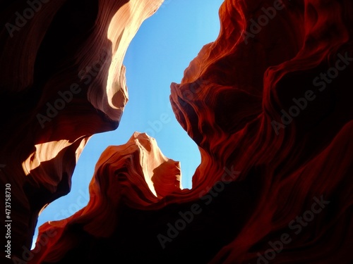 antelope canyon at daytime