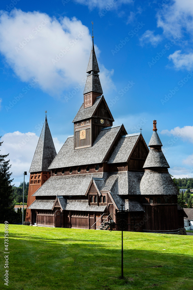 Gustav-Adolf-Stabkirche in Hahnenklee-Bockswiese im Harz