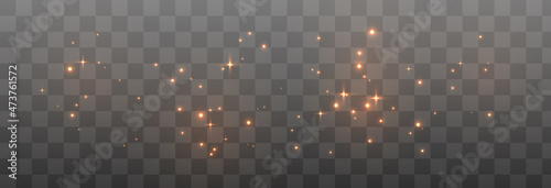 Vector magic glow. Sparkling light  sparkle dust png. Sparkling magical dust. Christmas light.