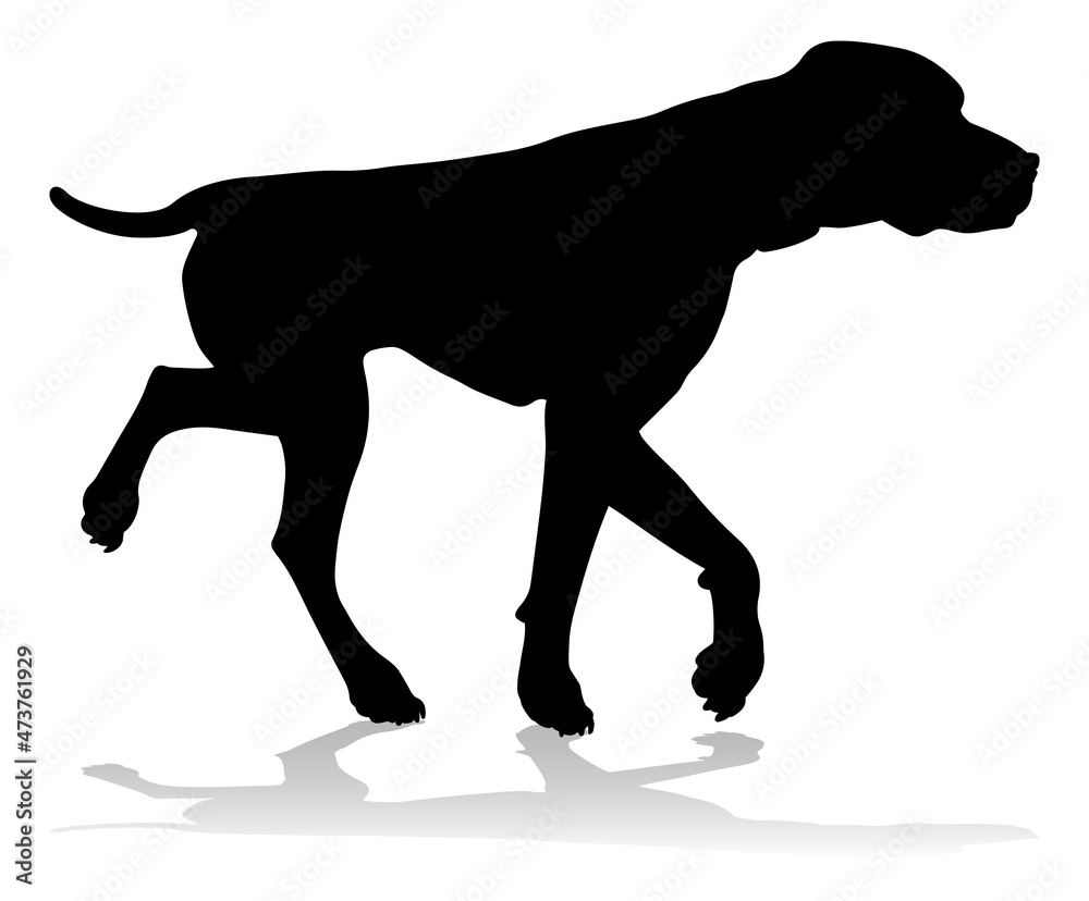 Dog Silhouette Pet Animal