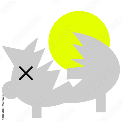 financially unsafe piggy bank broken and money roll out of it