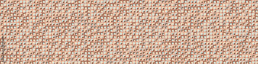 Fototapeta premium Abstract Geometric Pattern generative computational art illustration