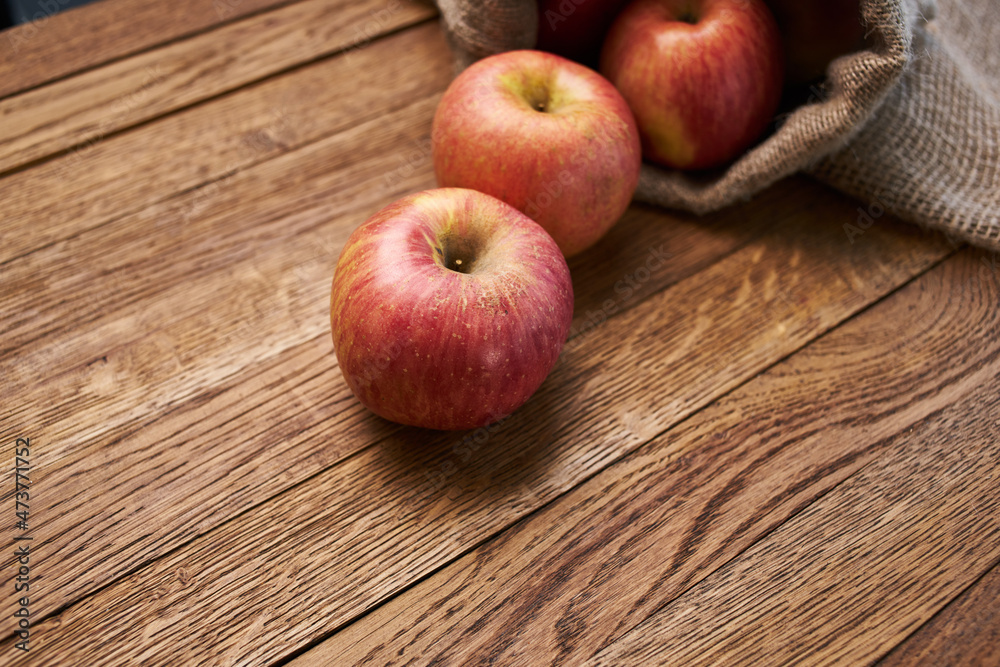 apples on a wooden table vitamins fresh fruits organic apples on a wooden table vitamins fresh fruits organic