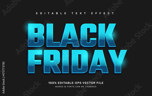 Black friday text effect