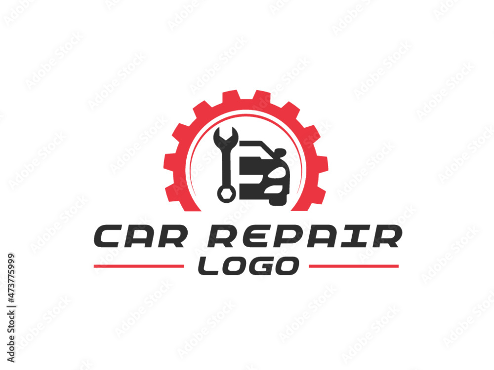 Car repair  logo template Free Vector
