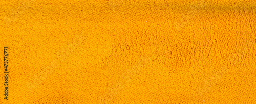 Yellow microfiber cloth pattern for your photos or text. on a white background
