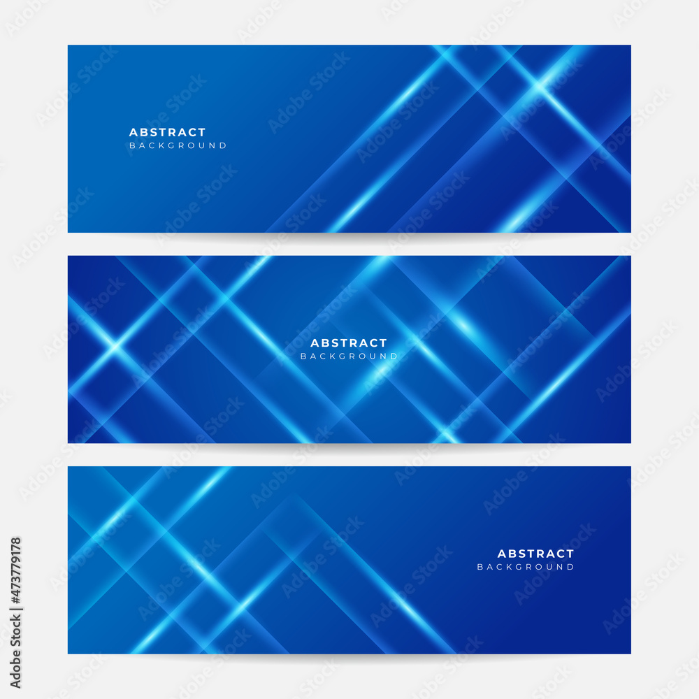 Set of dark blue abstract banner background. Banner templates. Modern abstract design. Abstract blue lines technology background Set of dark blue abstract banner background. Banner templates. Modern abstract design. Abstract blue lines technology background