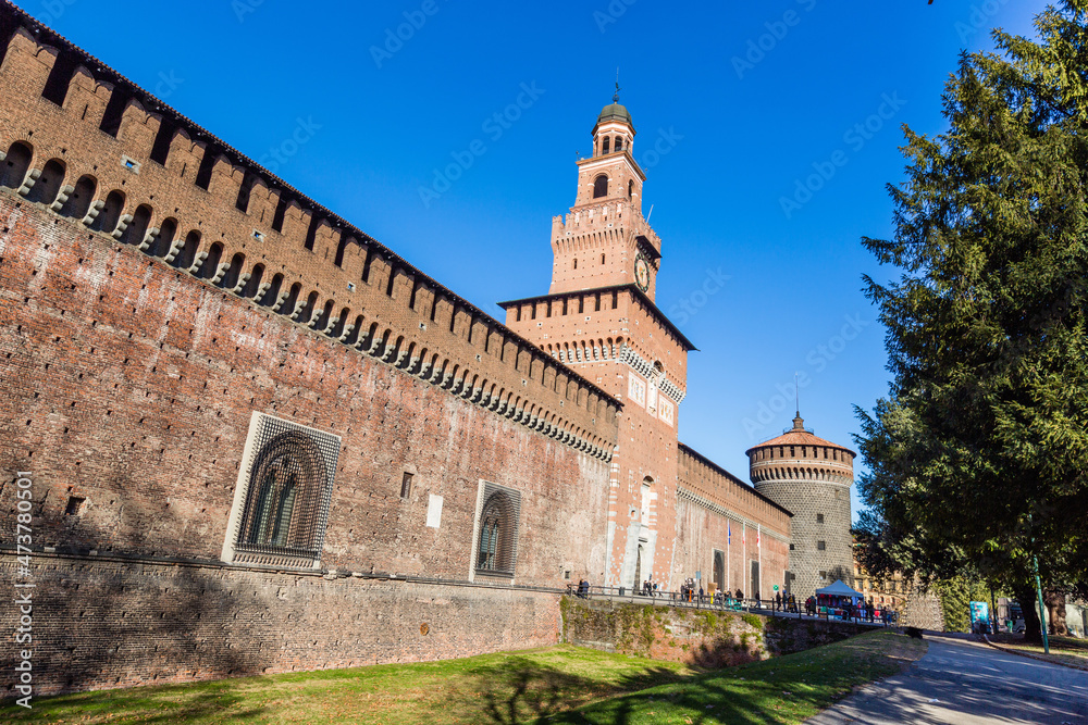 Sforza Castle, Milan, Italy