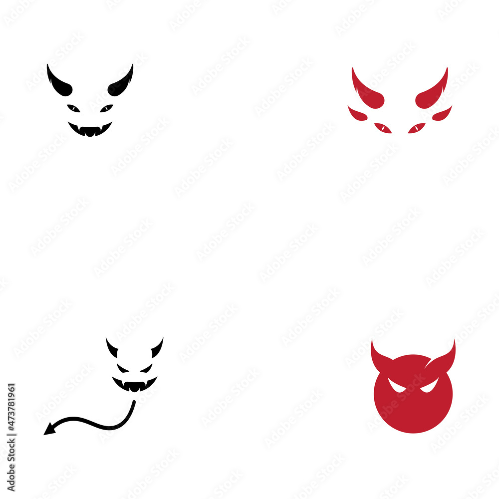 Devil horn Vector icon Devil horn Vector icon