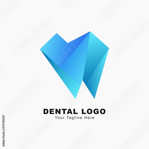 Dental logo design. Dental luxury logo. Creative dental clinic logo suitable for health clinic symbol