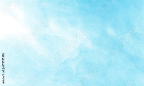 Abstract blue watercolor vector background for graphic design.