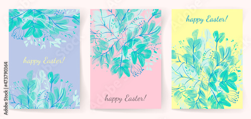 Floral background with space for text