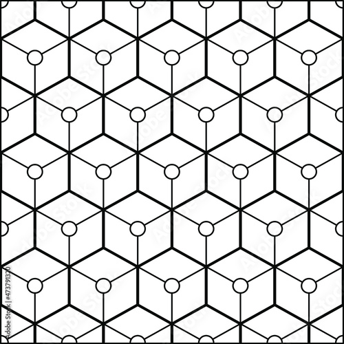 3D Fototapete Schwarze - Fototapete cube pattern seamless pattern perfect for background or wallpaper