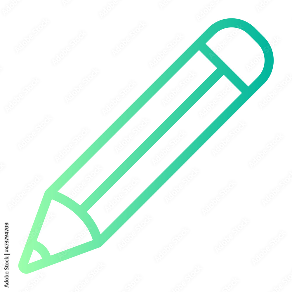 pencil gradient icon pencil gradient icon