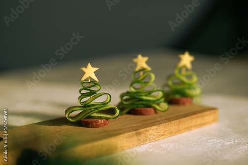 christmas trees made of food  © Елена Громова-Кальми