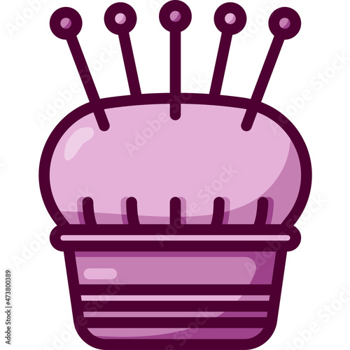 pincushion Two Tone icon