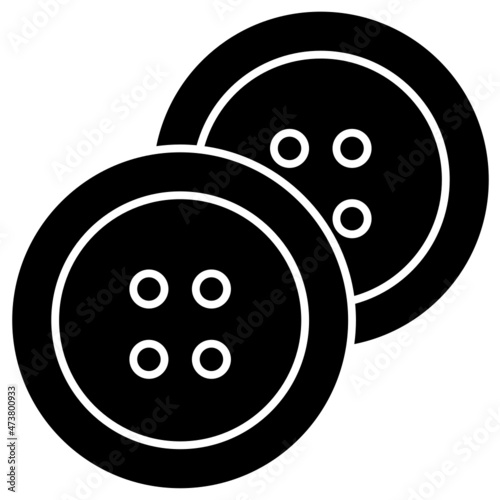 buttons solid icon