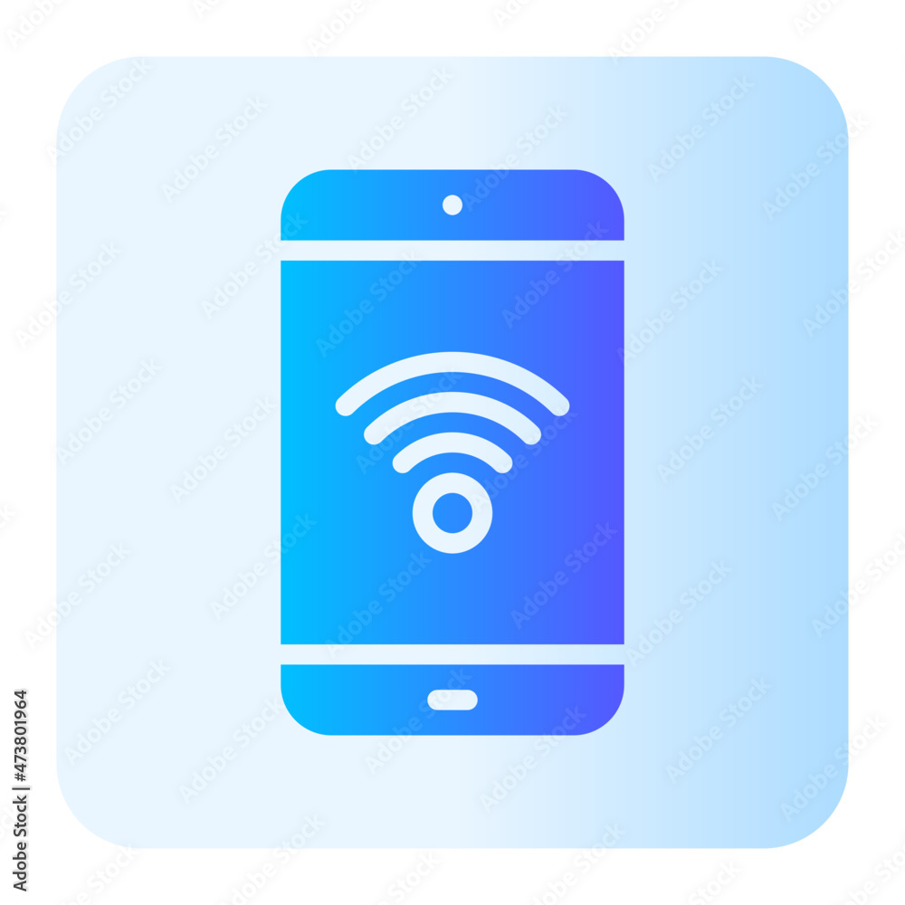 smartphone gradient icon smartphone gradient icon