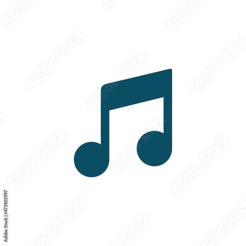 Music notes, song, melody and tune vector icon