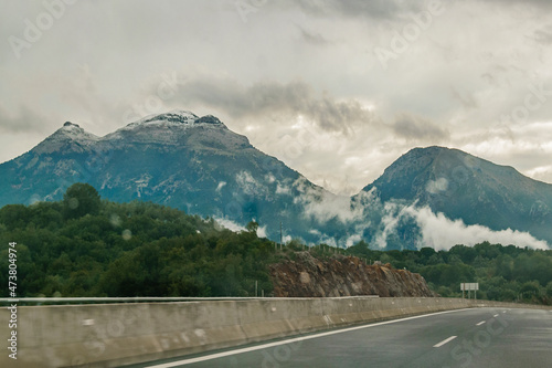 Empty Landscpe Highway, Peloponnese, Greece