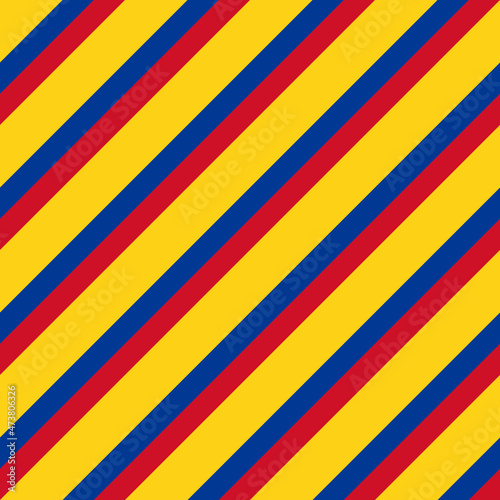 seamless colombia flag pattern tradition concept. vector illustration. print, cover, paper, decoration, banner and etc	