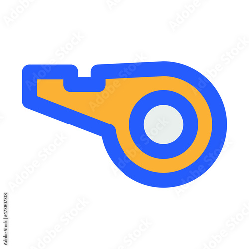 Whistle Vector icon which is suitable for commercial work and easily modify or edit it

