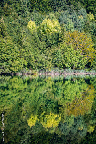 Wonderful view of the Plitvice Lakes National Park. Croatia