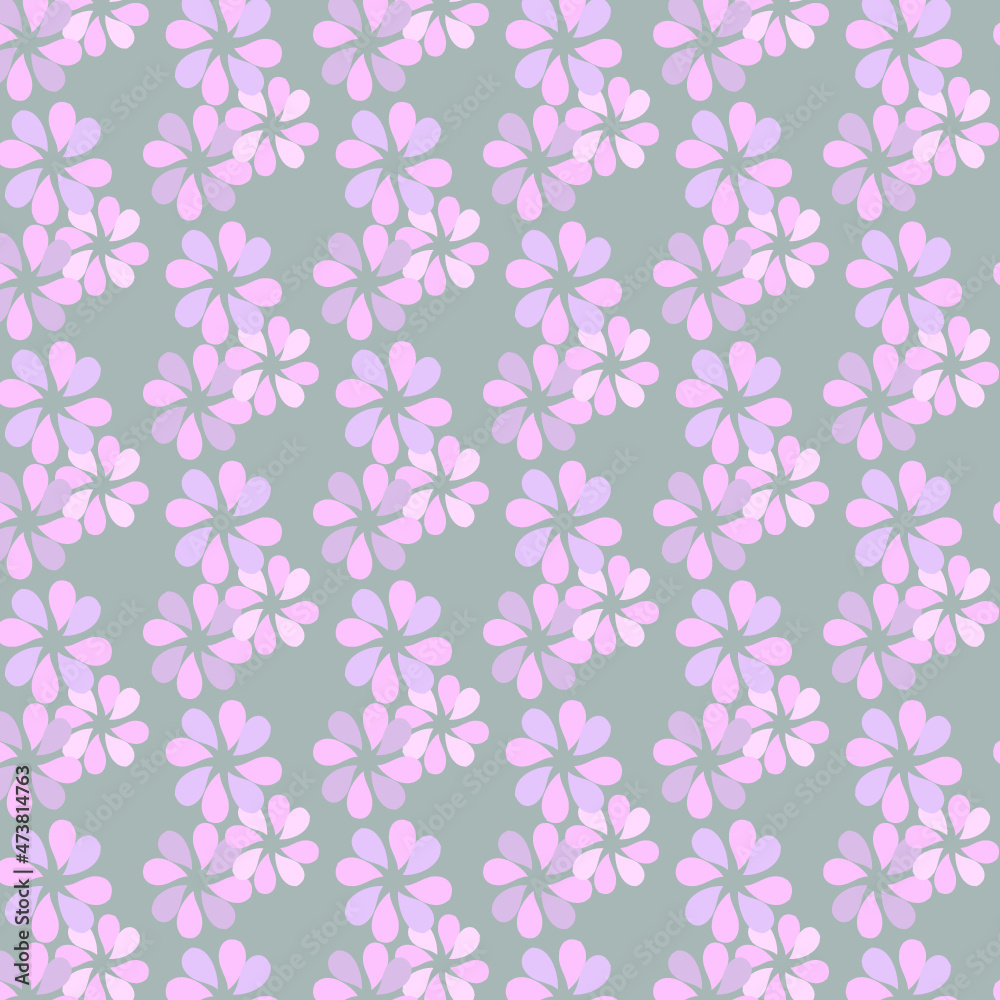 grey floral pattern textile fabric wallpaper new digital