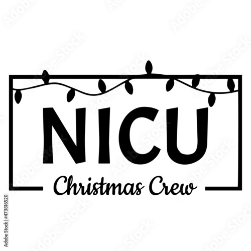 nicu christmas crew background inspirational quotes typography lettering design