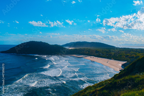 Beach view of Island in Brazil ilha do mel photo