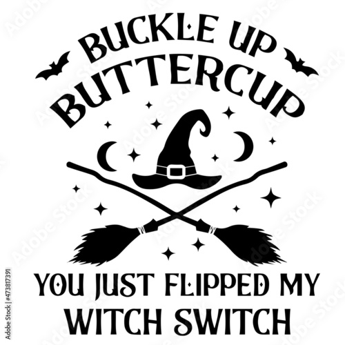 buckle up buttercup you just flipped my witch switch logo