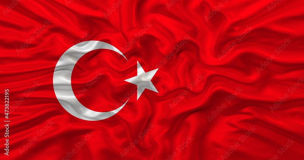 Obraz premium Turkey flag