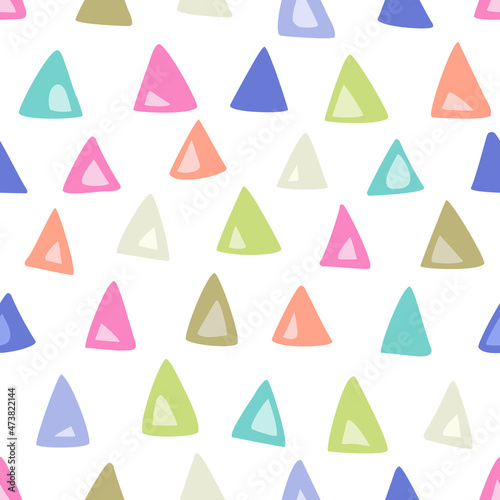 Simply Triangles Seamless Pattern