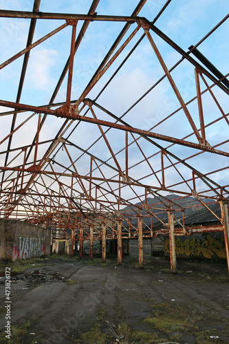 Derelict Warehouse by Loch Long, Scotland 