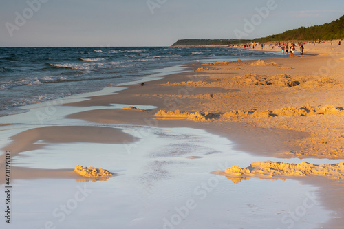 Plaża Władysławowo i Rozewie - wiechór photo