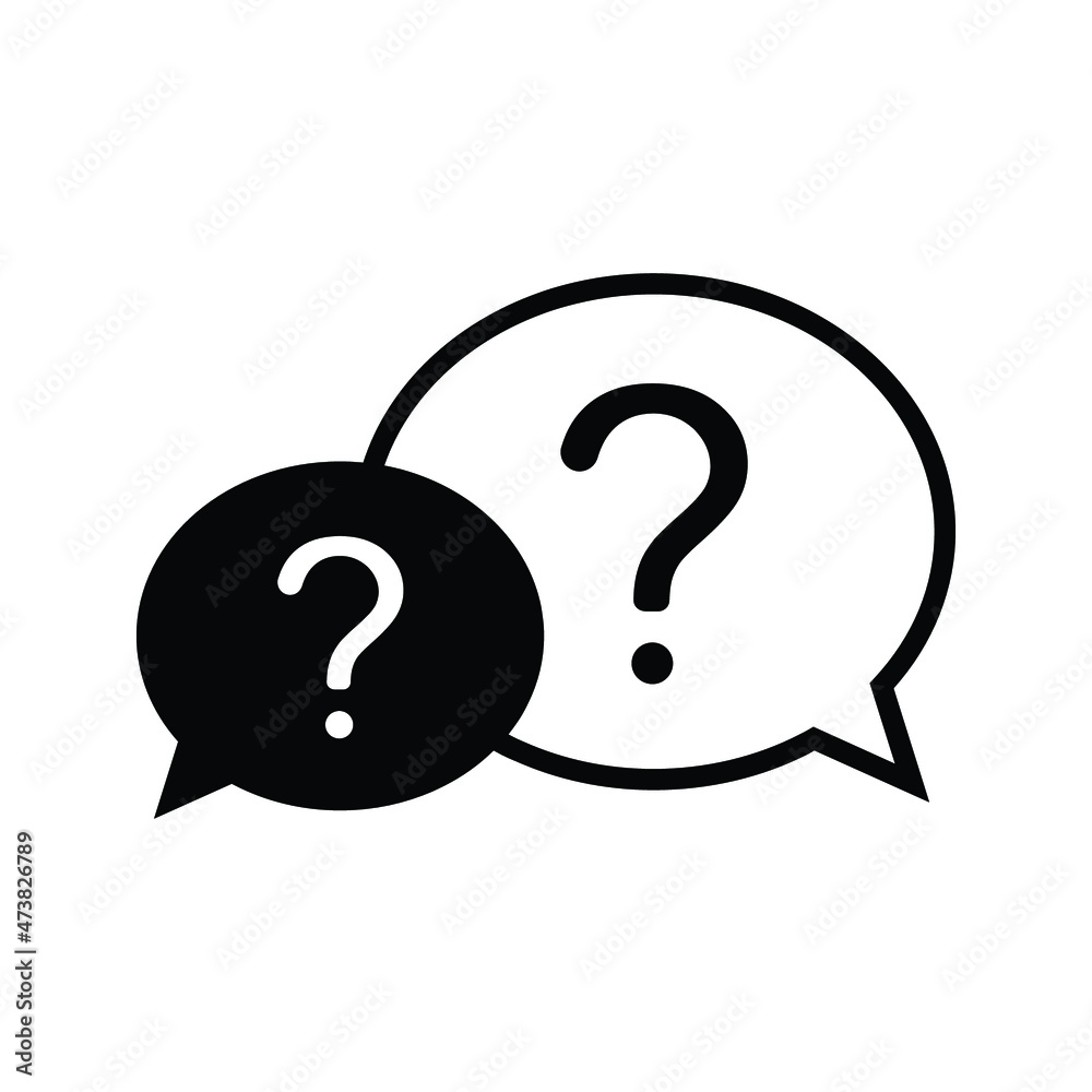question support icon or logo isolated sign symbol vector illustration - high quality black style vector icons question support icon or logo isolated sign symbol vector illustration - high quality black style vector icons