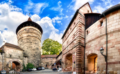 Neutor Gate - one of the ancient gates to the old town of Nuremberg