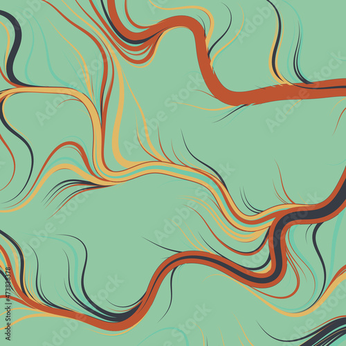 Abstract Perlin Noise Geometric Pattern generative computational art illustration
