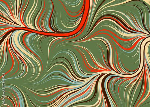 Abstract Perlin Noise Geometric Pattern generative computational art illustration