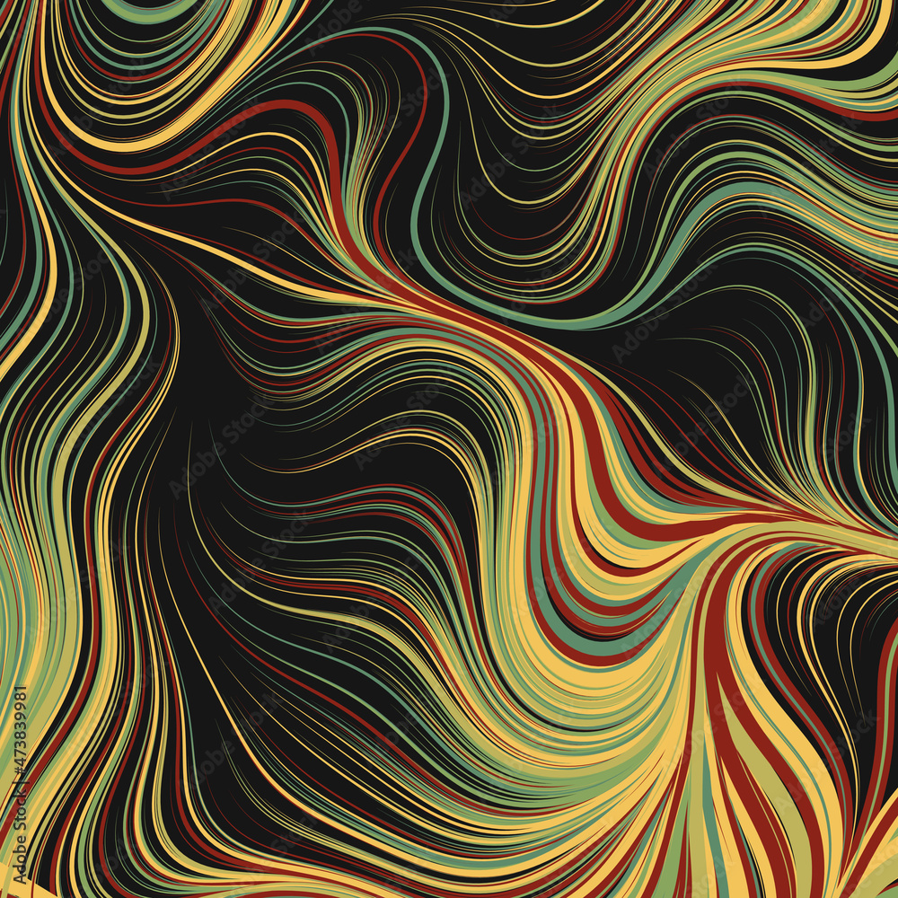 Obraz premium Abstract Perlin Noise Geometric Pattern generative computational art illustration