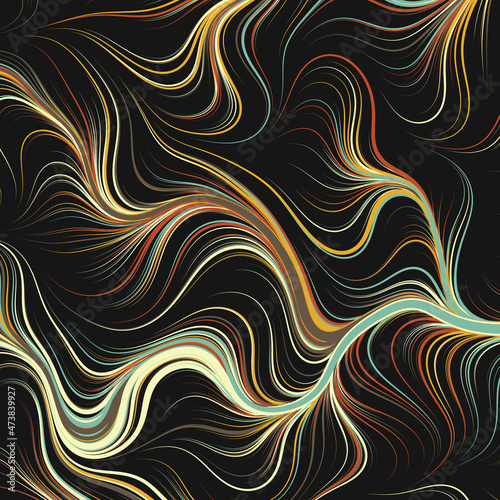 Abstract Perlin Noise Geometric Pattern generative computational art illustration