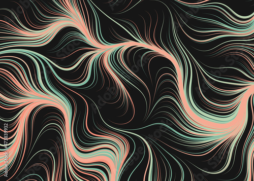 Abstract Perlin Noise Geometric Pattern generative computational art illustration