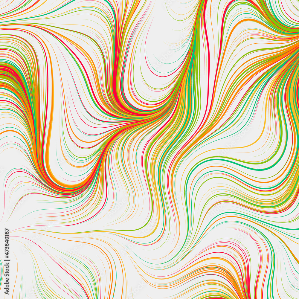 Abstract Perlin Noise Geometric Pattern generative computational art illustration